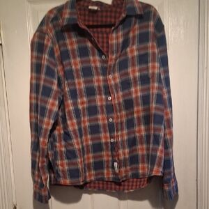 Goodfellow & Co Red and Blue Checked Shirt